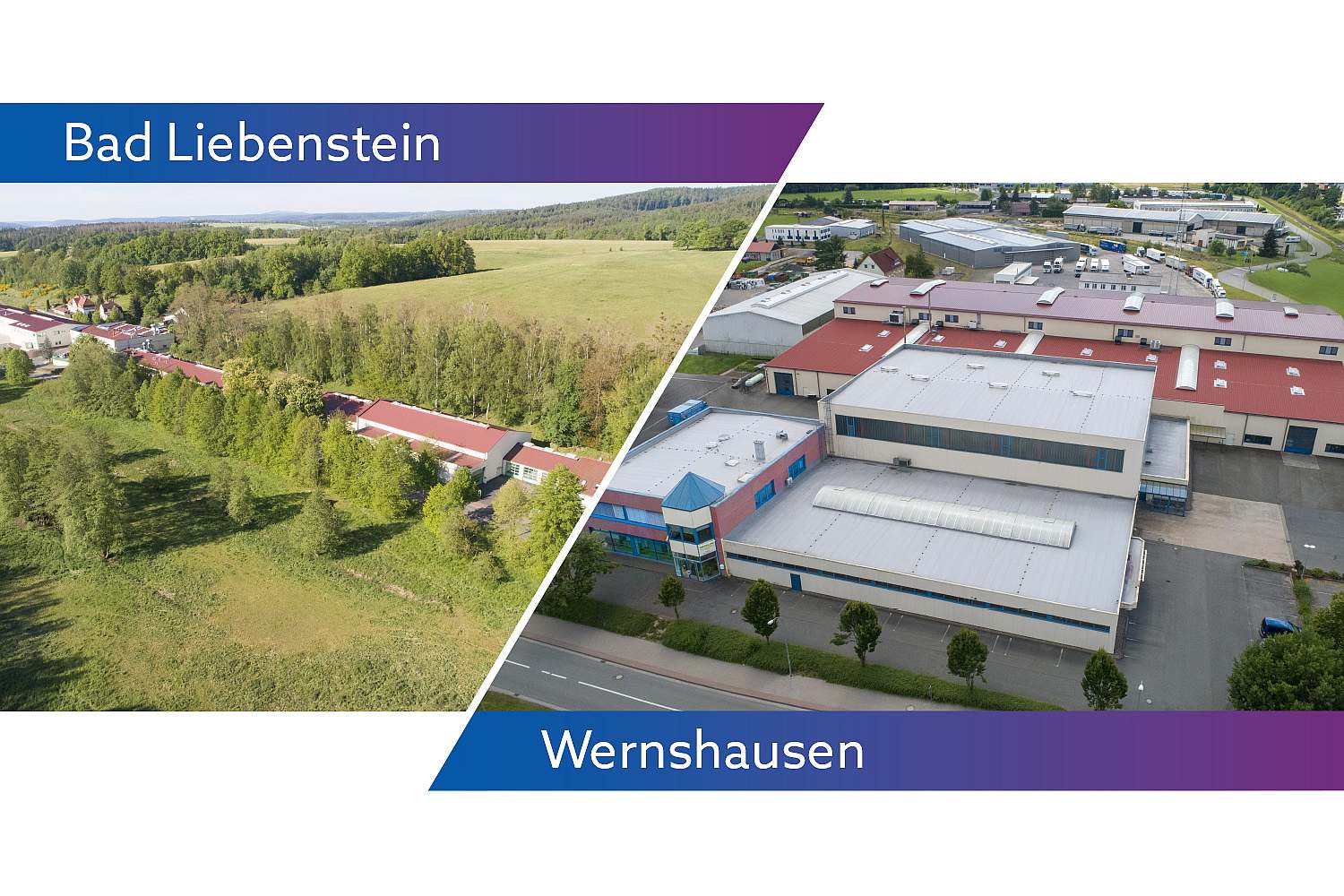 The two production plant of BERICAP Aluminium in Bad Liebenstein and Wernshausen 